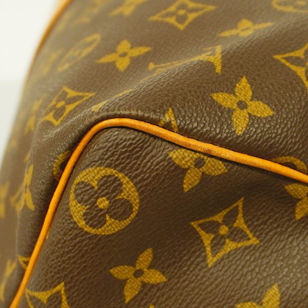 1240001054518 12 Louis Vuitton Keepall Bandouliere 45 Monogram Bag Brown