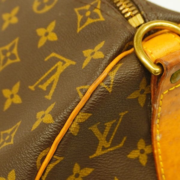 1240001054518 8 Louis Vuitton Keepall Bandouliere 45 Monogram Bag Brown