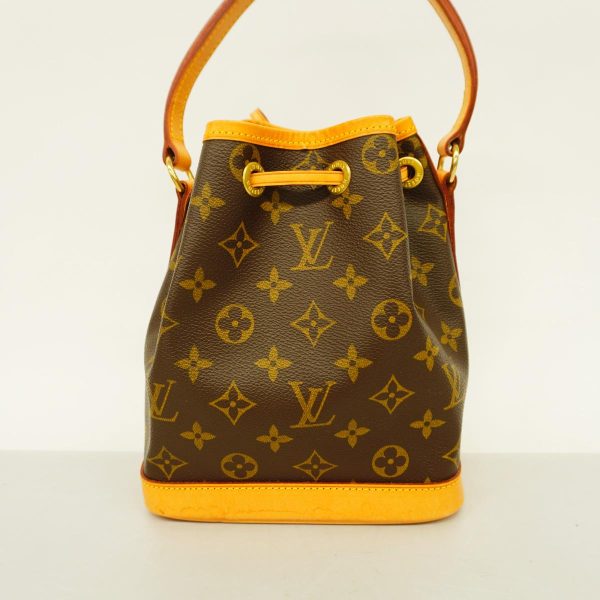 1240001054523 11 Louis Vuitton Mini Noe Monogram Handbag Brown