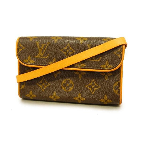 1240001054524 1 Louis Vuitton Pochette Florentine Monogram Waist Bag Brown