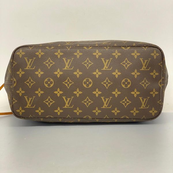 1240001054527 3 Louis Vuitton Neverfull MM Monogram Tote Bag Brown