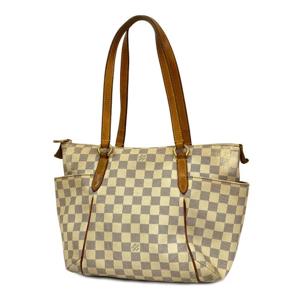 1240001054533 1 Louis Vuitton Totally PM Damier Azur Tote Bag White