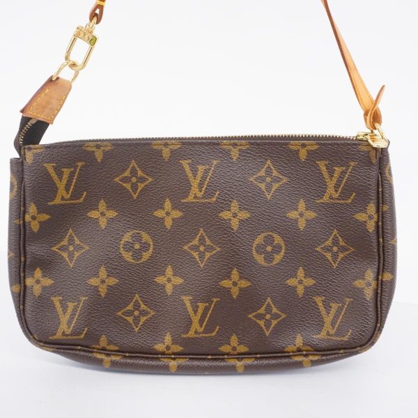 1240001054564 13 Louis Vuitton Pochette Accessory Monogram Pouch Brown