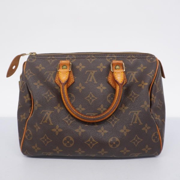 1240001054567 16 Louis Vuitton Speedy 25 Monogram Handbag Brown