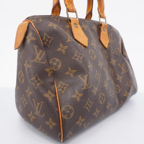 1240001054567 2 Louis Vuitton Speedy 25 Monogram Handbag Brown