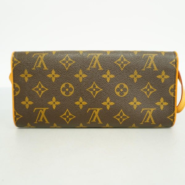 1240001054575 14 Louis Vuitton Pochette Twin GM Monogram Shoulder Bag Brown