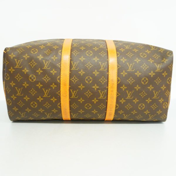 1240001054580 3 Louis Vuitton Keepall 50 Monogram Bag Brown