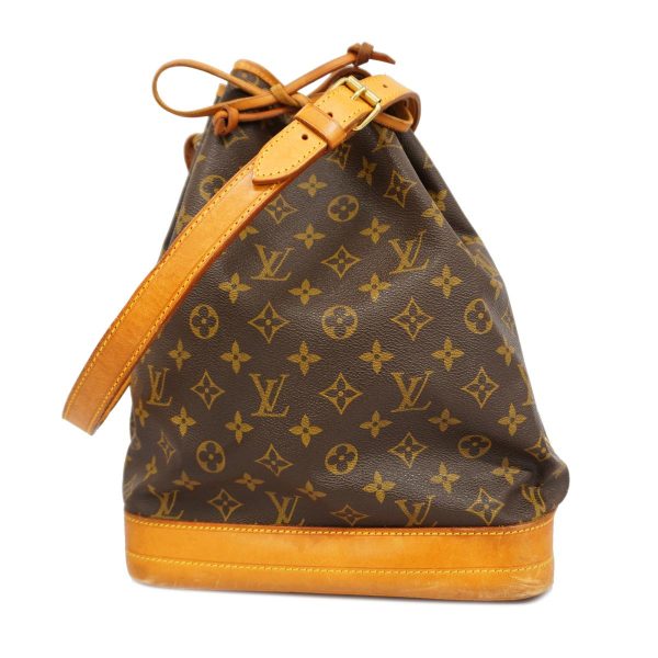 1240001054582 1 Louis Vuitton Noe Monogram Shoulder Bag Brown