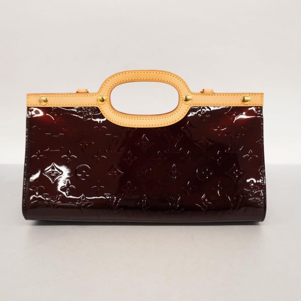 1240001054588 13 Louis Vuitton Roxbury Dry Vernis 2Way Bag Amarant