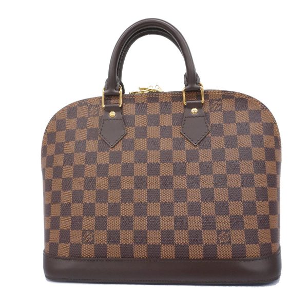 1240001054595 1 Louis Vuitton Alma Damier Handbag Ebene