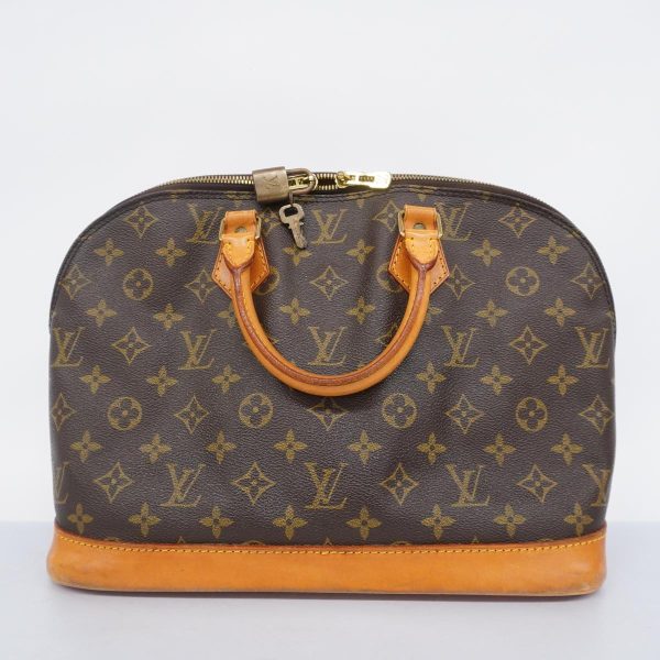 1240001054597 16 Louis Vuitton Alma Monogram Handbag Brown