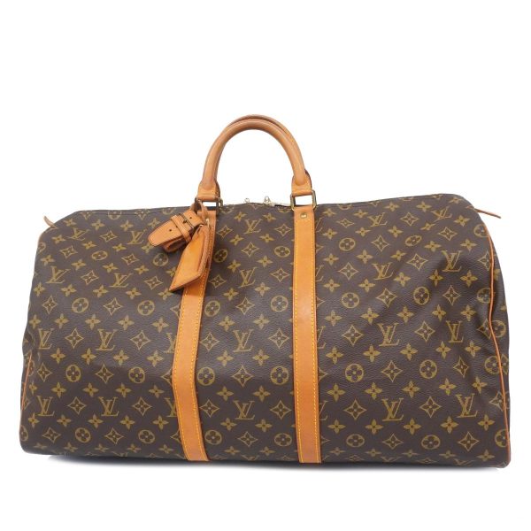 1240001054612 1 Louis Vuitton Keepall 55 Monogram Bag Brown