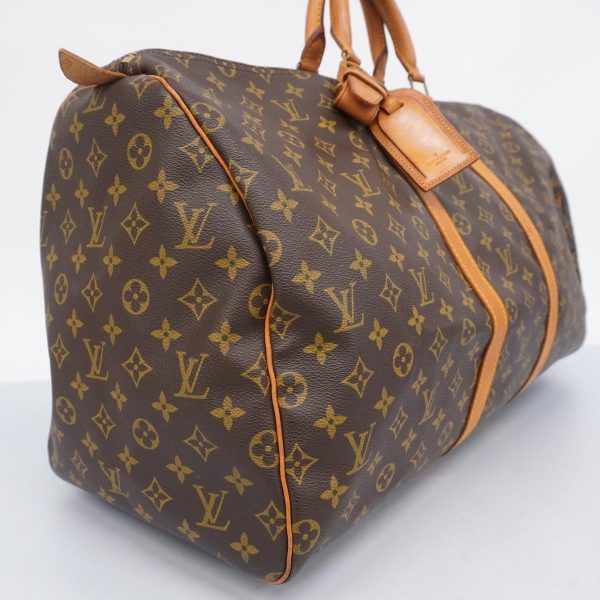 1240001054612 2 Louis Vuitton Keepall 55 Monogram Bag Brown