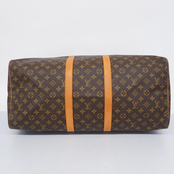 1240001054612 3 Louis Vuitton Keepall 55 Monogram Bag Brown