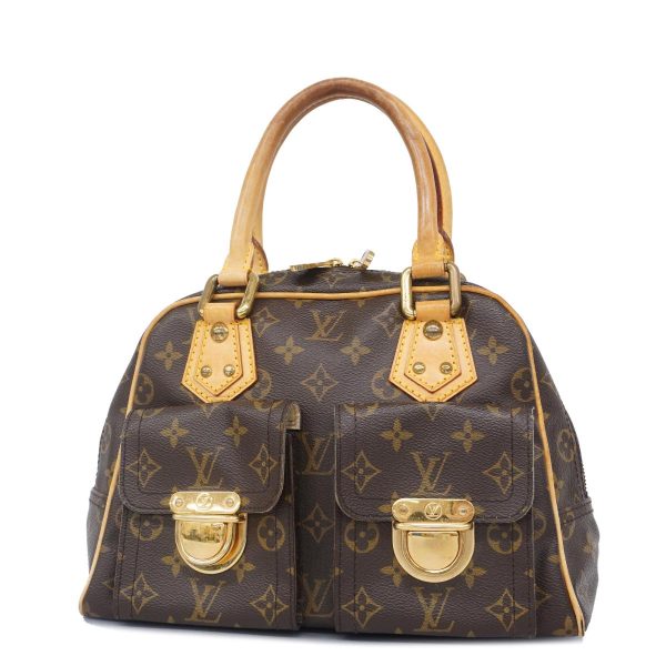 1240001054614 1 1 Louis Vuitton Manhattan PM Monogram Handbag Brown