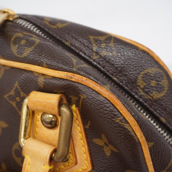 1240001054614 17 1 Louis Vuitton Manhattan PM Monogram Handbag Brown