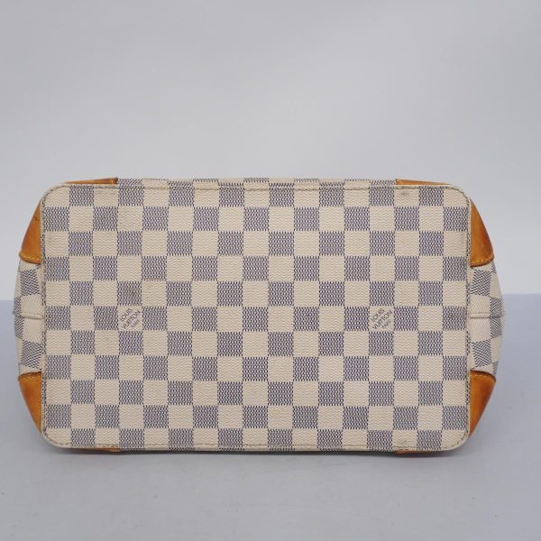 1240001054615 3 1 Louis Vuitton Hampstead PM Damier Azur Tote Bag White