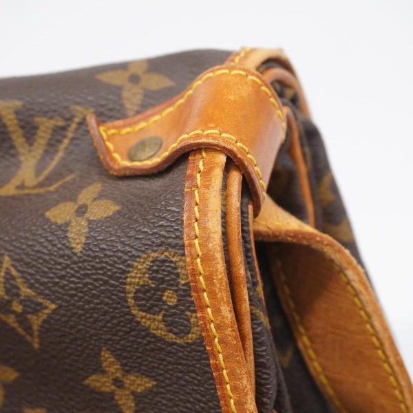 1240001054619 13 1 Louis Vuitton Saumur 35 Monogram Shoulder Bag Brown