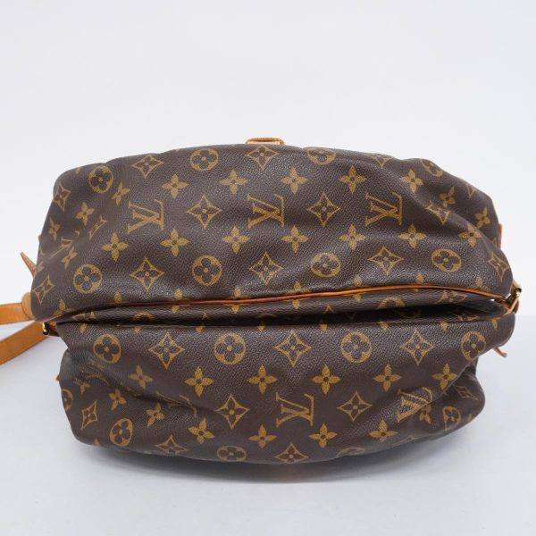 1240001054619 3 1 Louis Vuitton Saumur 35 Monogram Shoulder Bag Brown