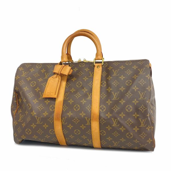 1240001054623 1 Louis Vuitton Keepall 45 Monogram Bag Brown