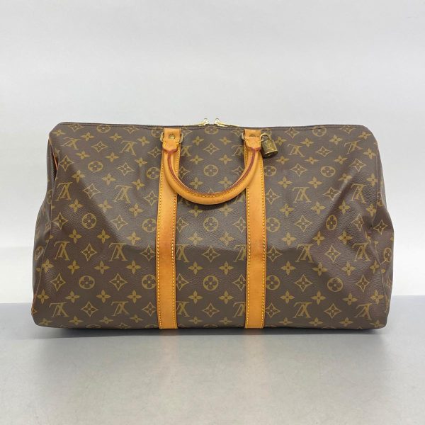 1240001054623 13 Louis Vuitton Keepall 45 Monogram Bag Brown