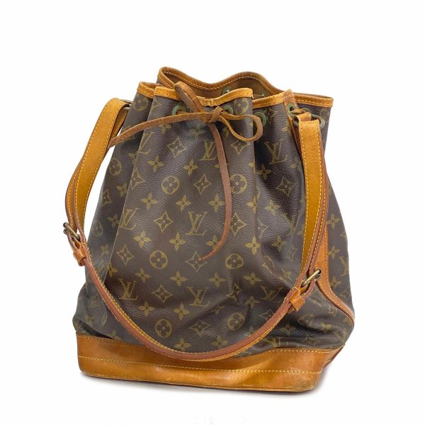 1240001054624 1 Louis Vuitton Noe Monogram Shoulder Bag Brown