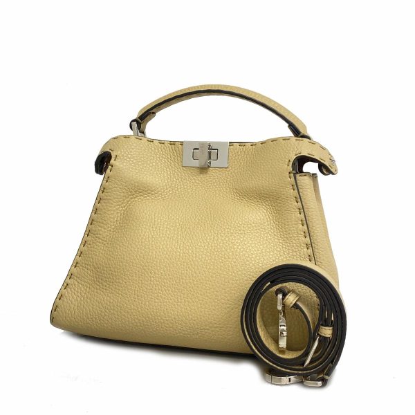 1240001054635 1 Fendi Peekaboo 2WAY Bag Beige