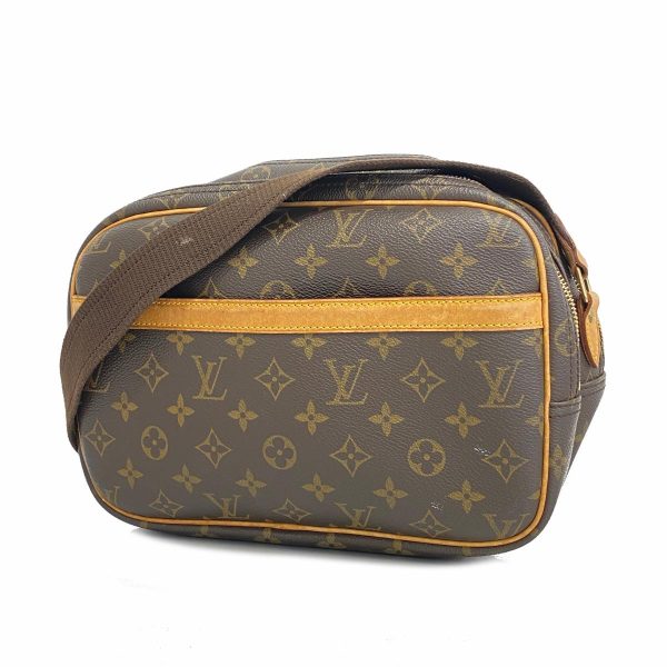 1240001054662 1 Louis Vuitton Reporter PM Monogram Shoulder Bag Brown