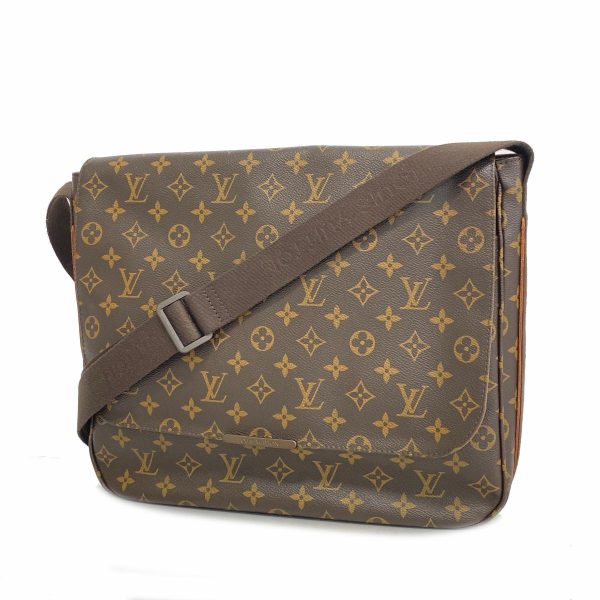 1240001054670 1 Louis Vuitton Beaubourg MM Monogram Shoulder Bag Brown