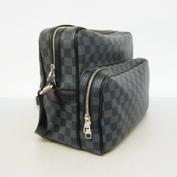 1240001054683 2 Louis Vuitton IO Damier Graphite Shoulder Bag Black