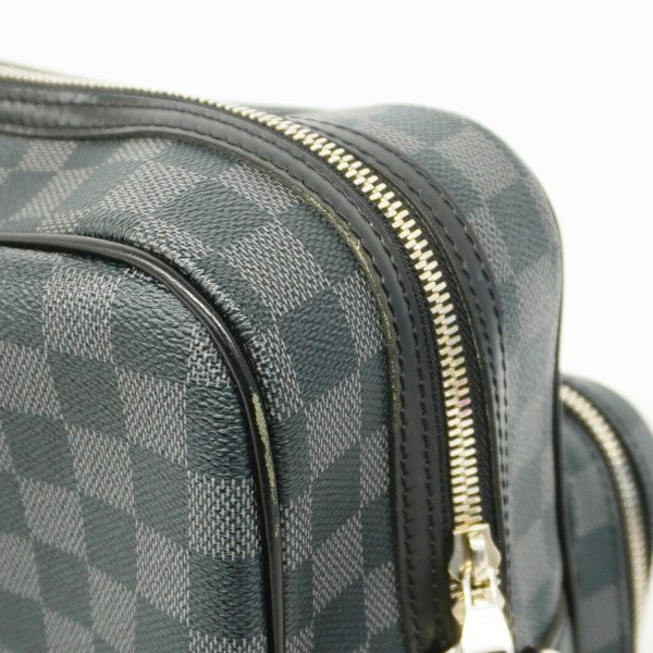 1240001054683 6 Louis Vuitton IO Damier Graphite Shoulder Bag Black