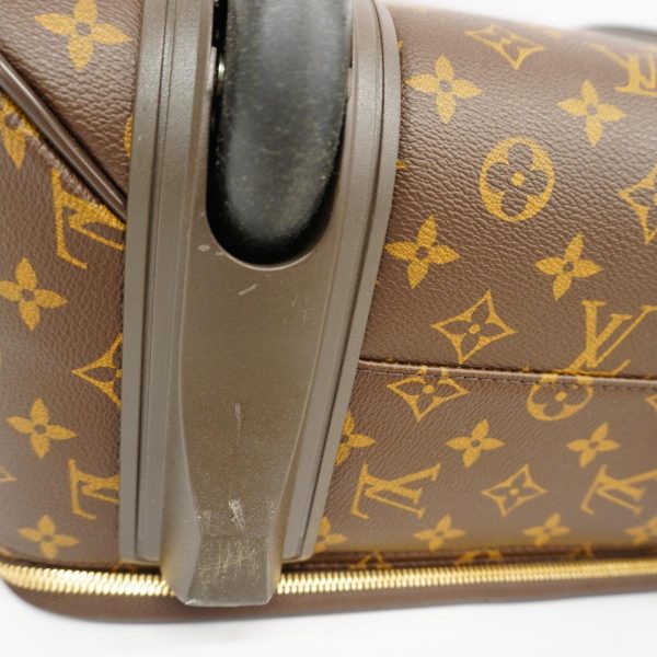 1240001054696 12 Louis Vuitton Pegas 55 Monogram Carry Bag Brown