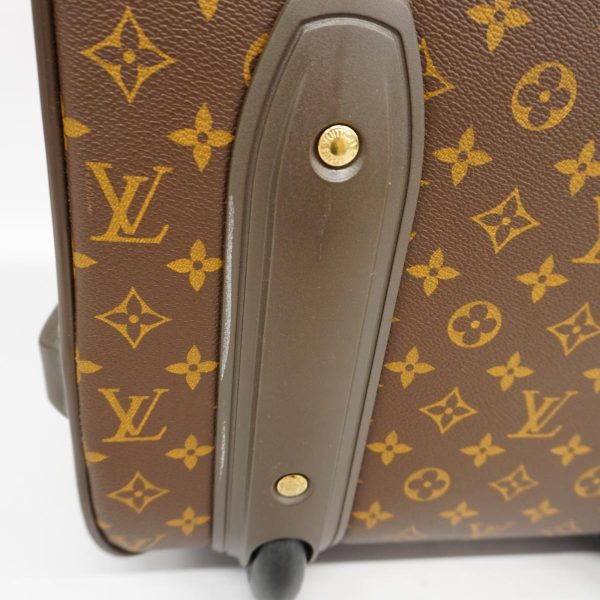 1240001054696 13 Louis Vuitton Pegas 55 Monogram Carry Bag Brown