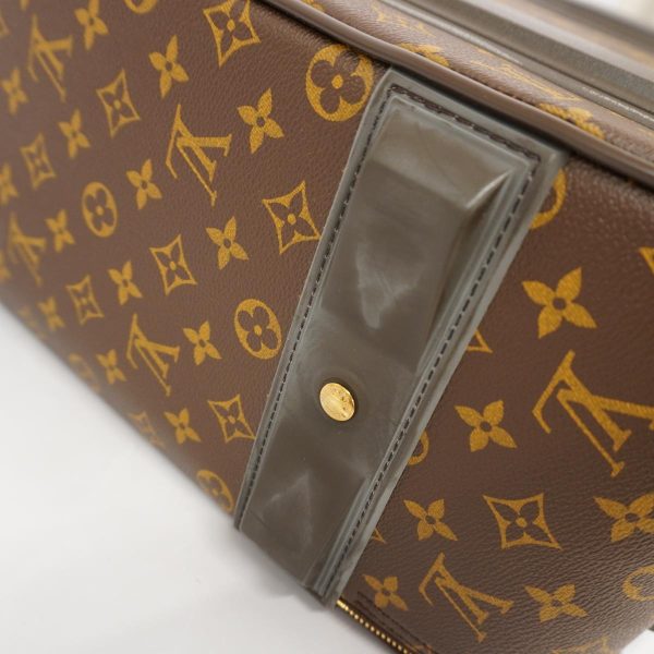 1240001054696 14 Louis Vuitton Pegas 55 Monogram Carry Bag Brown