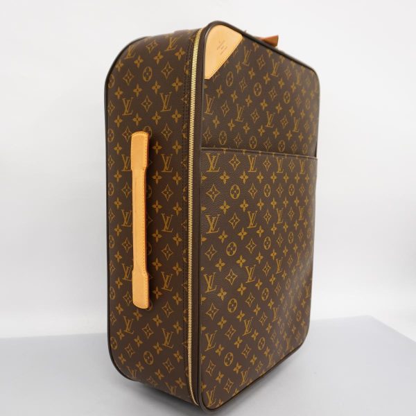 1240001054696 2 Louis Vuitton Pegas 55 Monogram Carry Bag Brown