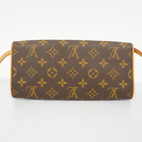 1240001054720 14 Louis Vuitton Pochette Twin GM Monogram Shoulder Bag Brown