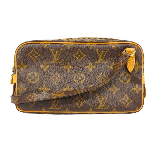 1240001054722 1 Louis Vuitton Pochette Marly Bandouliere Monogram Shoulder Bag Brown