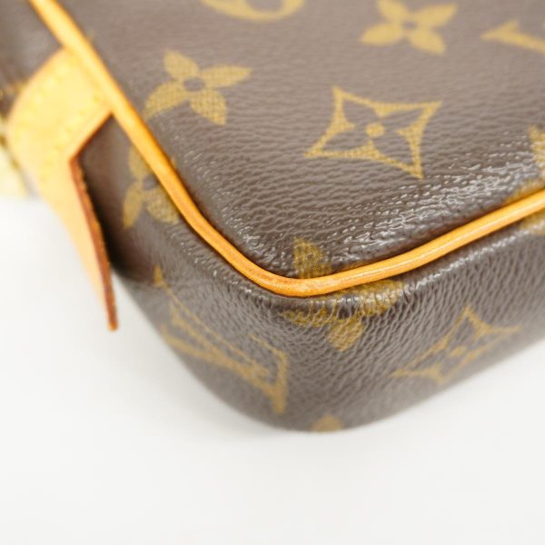 1240001054722 14 Louis Vuitton Pochette Marly Bandouliere Monogram Shoulder Bag Brown