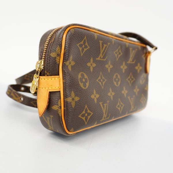 1240001054722 2 Louis Vuitton Pochette Marly Bandouliere Monogram Shoulder Bag Brown