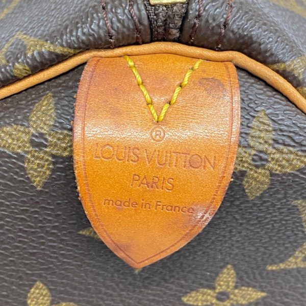 1240001054755 5 Louis Vuitton Speedy 40 Monogram Handbag Brown