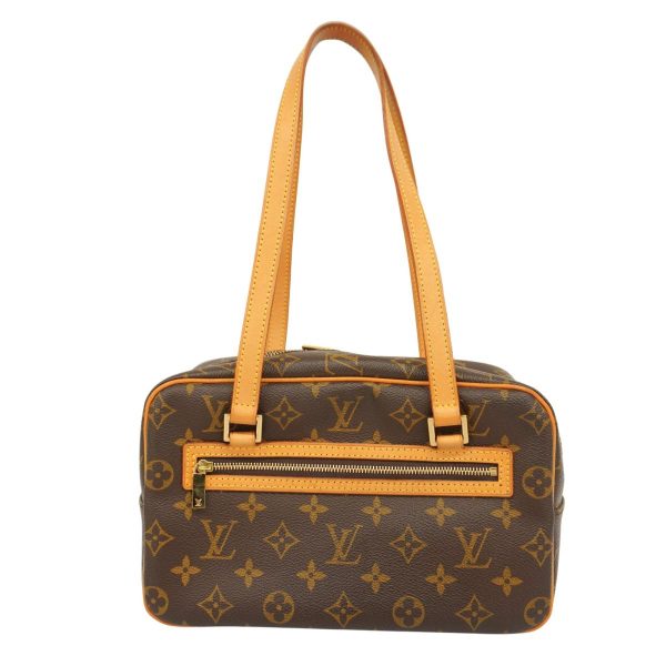 1240001054763 1 Louis Vuitton Cité MM Monogram Shoulder Bag Brown