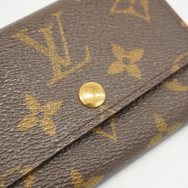 1240001054770 10 Louis Vuitton Multicle 6 Monogram Key Case Brown