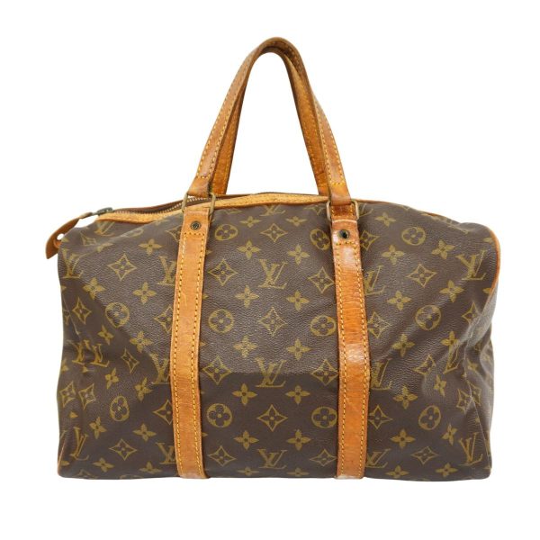 1240001054784 1 Louis Vuitton Saxophone Pool 35 Monogram Bag Brown