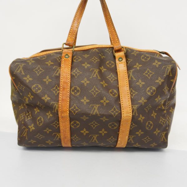 1240001054784 19 Louis Vuitton Saxophone Pool 35 Monogram Bag Brown