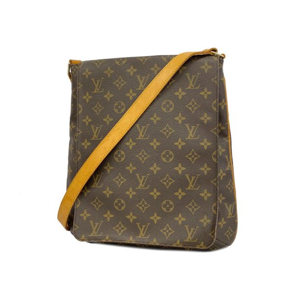 1240001054786 1 Louis Vuitton Musette Monogram Shoulder Bag Brown