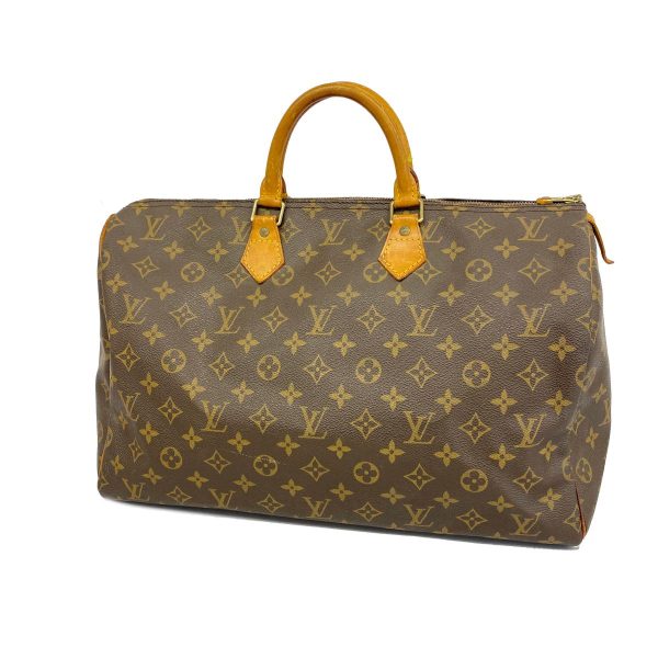 1240001054788 1 Louis Vuitton Speedy 40 Monogram Handbag Brown