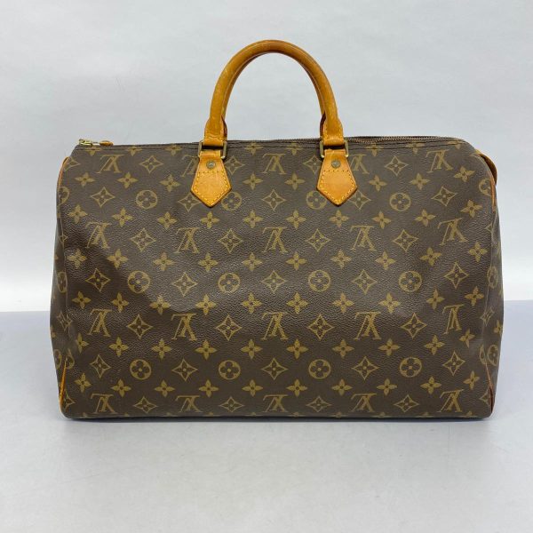 1240001054788 15 Louis Vuitton Speedy 40 Monogram Handbag Brown