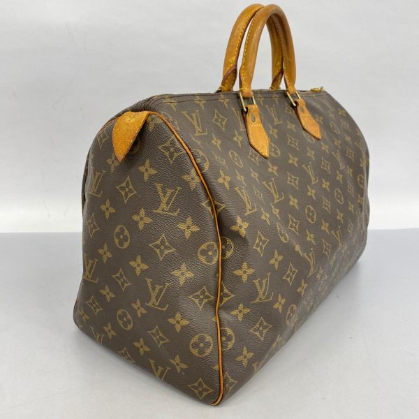 1240001054788 2 Louis Vuitton Speedy 40 Monogram Handbag Brown