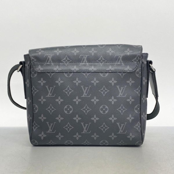 1240001054792 12 Louis Vuitton District PM Monogram Eclipse Shoulder Bag Black