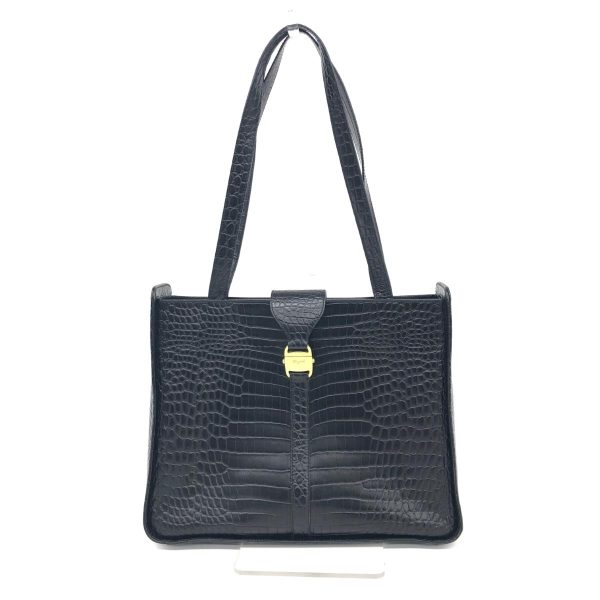 1240001054802 1 Salvatore Ferragamo Gancini tote bag black bag